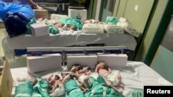 Newborns taken off incubators in Gaza's Al Shifa hospital after power outage