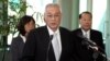 Taiwan's Vice President Wu Den-yih speaking at Taiwan's Taoyuan International Airport before departing to New York. (AFP photo/Office of the President) 