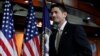 House Speaker Paul Ryan leaves after his final weekly press conference before the House of Representatives is scheduled to begin its summer recess on Capitol Hill in Washington, July 27, 2017. 