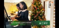 Alicia dan Portia Hartono penampil remaja dalam Konser Hope. (Foto: courtesy)