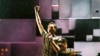 Nate Ruess, lead singer of Fun, performs at the 55th annual Grammy Awards in Los Angeles, California, Feb. 10, 2013.