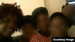 Some of the trafficked women.
