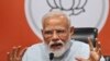 Indian Prime Minister Narendra Modi makes a press statement at the party headquarters in New Delhi, India, May 17, 2019. 