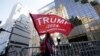 Не стивнуваат измешаните реакции и чувства после реизборот на Трамп за претседател. Поддржувачи во Њујорк, 6 ноември 2024.