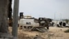 Kendaraan milik PBB yang rusak tergeletak di salah satu sudut di Rafah pada 28 Mei 2024, menyusul serangan Israel ke wilayah tersebut. (Foto: Reuters/Hatem Khaled)