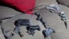 This video grab shows a walkie-talkie that exploded inside a house, in Baalbek, Lebanon, Sept. 18, 2024.