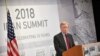 Penasihat Keamanan Nasional AS John Bolton berbicara di pertemuan yang membahas nuklir Iran di New York, 25 September 2018.