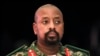 FILE - Muhoozi Kainerugaba, son of Ugandan President Yoweri Museveni, attends a ceremony in Entebbe, Uganda, May 7, 2022. Kainerugaba said on Sept. 21, 2024, that he would not run for president in 2026.