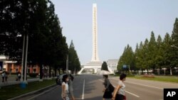 지난 3일 북한 평양.