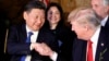 President Donald Trump shakes hands with Chinese President Xi Jinping during a dinner at Mar-a-Lago, April 6, 2017, in Palm Beach, Florida.