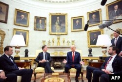 Зустріч президента США Дональда Трампа із генеральним секретарем НАТО Марком Рютте у Білому домі 13 березня 2025 року. Фото: Mandel NGAN / AFP