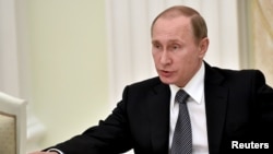 Presiden Rusia Vladimir Putin di Moskow, Rusia (foto: dok).