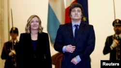 Argentina's President Javier Milei visits Rome