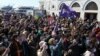27 Mart 2021 - İstanbul'da Türkiye'nin İstanbul Sözleşmesi'nden geri çekilmesi kararı protesto edildi