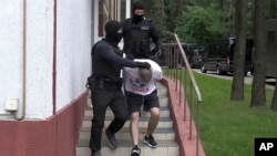На фото: затримання найманців із "ПВК Вагнера" у Білорусі у Липні