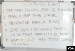Arahan latihan para atlet esport PUBG mobile di klub Onic