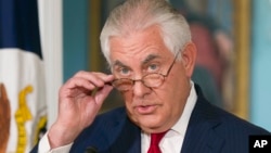 Menlu Amerika Rex Tillerson memuji prestasi diplomatik pemerintahan Presiden Donald Trump. 