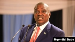 Mutungamiri weBotswana VaMokgweetsi Masisi. (Mqondsisi Dube/VOA)
