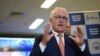 FILE - Australia's Prime Minister Malcolm Turnbull speaks to the media.