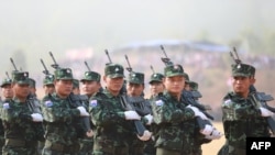 KNU တပ်ဖွဲ့ဝင်များ (ဓာတ်ပုံ-AFP)