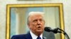 Presiden AS Donald Trump berbicara di Kantor Oval di Gedung Putih, Washington, pada 12 Februari 2025. (Foto: AP/Alex Brandon)