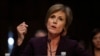 Former acting Attorney General Sally Yates testifies on Capitol Hill in Washington, May 8, 2017.