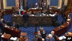 Gjatë punimeve në sallën e Senatit të Shteteve të Bashkuara