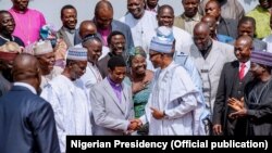Buhari ya karbi bakuncin shugabannin kungiyar kiristoci ta Najeriya na jihohin Arewa da Abuja