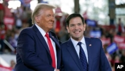 UMnu. Donadl Trump loMnu. Marco Rubio