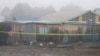 Part of a dormitory is seen following a fire at the Hillside Endarasha Primary in Nyeri, Kenya Sept. 6, 2024.