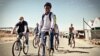 Jeffrey Mulaudzi leads a bike tour in Alexandra, Johannesburg. (Photo courtesy Jeffrey Mulaudzi) 