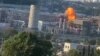  Russian officials say Ukrainian drone attack damages oil refinery