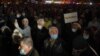 Armenia, Yerevan, People attend an opposition rally to demand the resignation of Armenian Prime Minister Nikol Pashinyan following the signing of a deal to end the military conflict over the Nagorno-Karabakh region