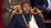 FILE - Burundi's President Evariste Ndayishimiye at the Ingoma stadium in Gitega, Burundi, June 18, 2020.