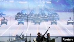 3일 중국 베이징 톈안먼 광장에서 항일전쟁 승리 70주년 기념 열병식이 열렸다.