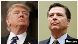 Predsednik Donald Tramp i bivši direktor FBI-aja Džejms Komi