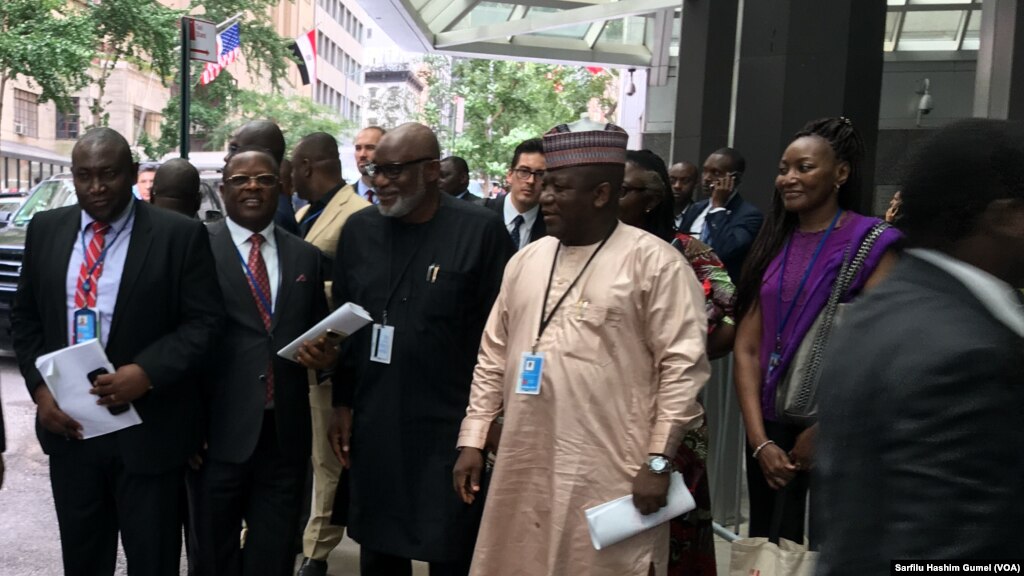 Wasu Mukarraban Shugaba Muhammadu Buhari A Majalisar Dinkin Duniya