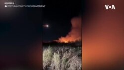Пожарникарите ги гасат огнените јазици во Вентура
