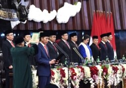 Pelantikan Presiden dan Wakil Presiden RI oleh MPR. (Foto: Setneg)