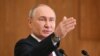 Presiden Rusia Vladimir Putin berbicara dalam konferensi pers di Astana, Kazakhstan, pada 28 November 2024. (Foto: Ramil Sitdikov/Pool/AFP)