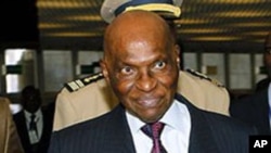 Senegal President Abdoulaye Wade.