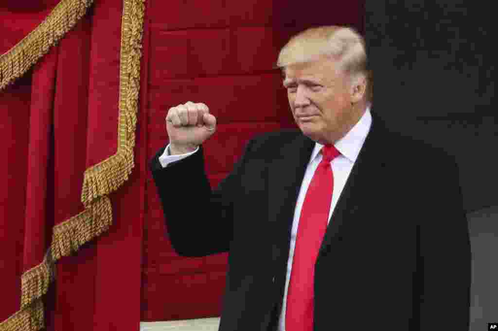 Bikin rantsar da sabon zababben shugaban Amurka Donald J. Trump, a farfajiyar Majalisa kasar dake birnin Washington DC, Janairu 20, 2017 
