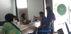 Tim Pembela Kebebasan Pers saat mengajukan gugatan ke PTUN Jakarta, Kamis (21/11/2019). Foto: Sasmito