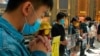 Protesters gather at a shopping mall in Central during a pro-democracy protest against Beijing's national security law in Hong Kong, June 30, 2020.
