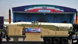 نمایش میزایل ساخت ایران در ماه سپتمبر