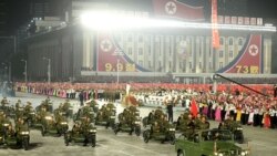 9일 평양 김일성광장에서 진행된 북한 정권수립 73주년 기념 열병식.