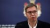 ARHIVA - Predsednik Srbije Aleksandar Vučić tokom obraćanja naciji 8. jula 2020. (Foto: Rojters/Marko Đurica) 