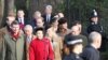 Members of The Royal Family including Prince William The Duke of Cambridge, Kate Middleton Catherine The Duchess of Cambridge, Prince Harry, Charles Prince of Wales, The Duke of Edinburgh and Princess Anne attend the Christmas Day church service on the royal estate of Sandringham. 