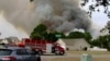 Crews battle wildfires in Carolinas amid dry conditions, gusty winds