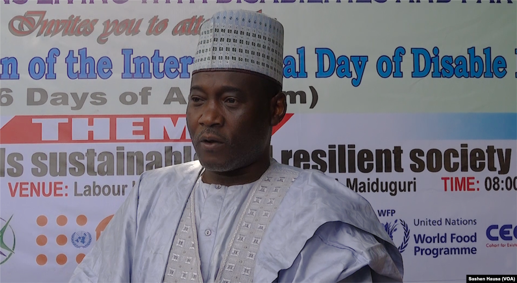 Alhaji Abubakar Tijjani Mamban Majalisar Koli ya halarci Bikin Ranar Tunawa Da Nakasassu A Maiduguri, Disemba 4, 2017 